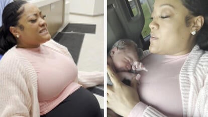 Woman Gives Birth In Car 