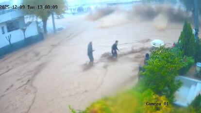 Severe flooding in Iraq caused the wall of a boarding school to collapse
