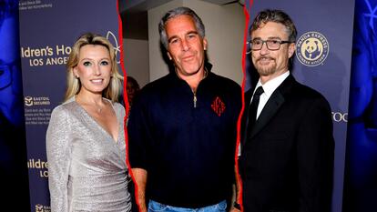 Singer Brooke Josephson, Jeffrey Epstein, TV executive producer Barry Josephson