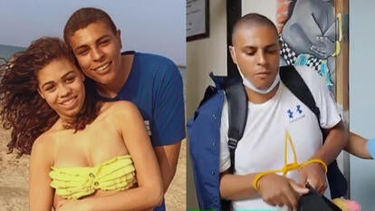 Heather Mack and Tommy Schaefer c. 2014, Schaefer in 2026