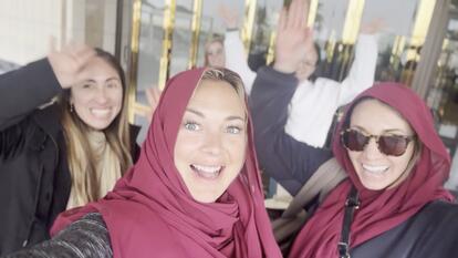 Alyssa Ramos after getting out of the Middle East.