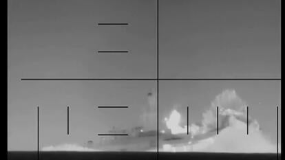 US submarine sank an Iranian warship