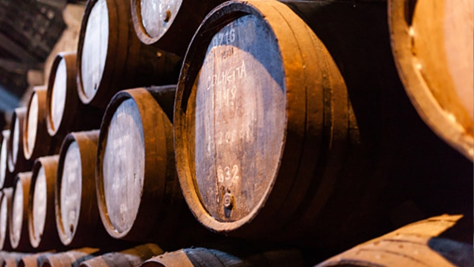 A stock image of a wine barrels. 