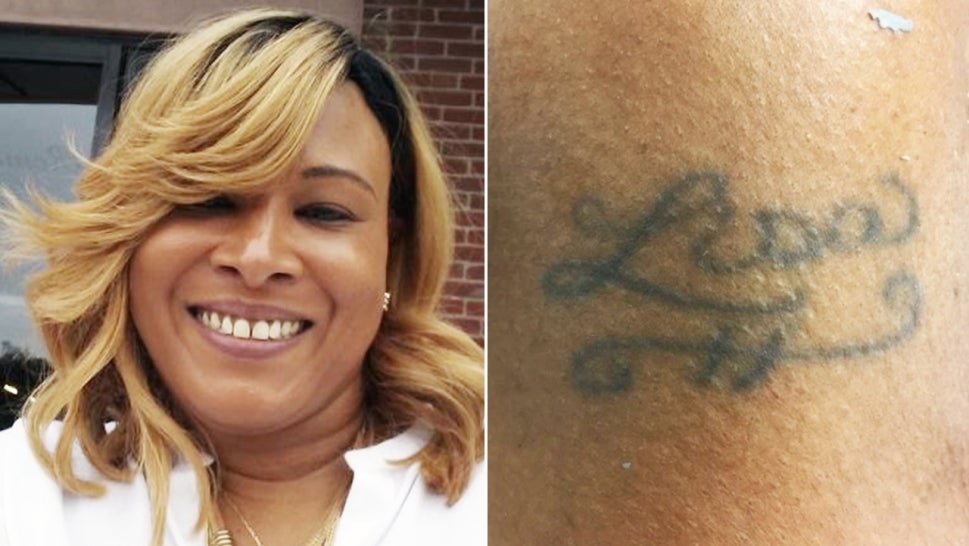 Lisa Jennings, 50, of Philadelphia died of multiple stab and slash wounds to the neck. Her loved ones were able to identify her by a tattoo on her upper right arm.