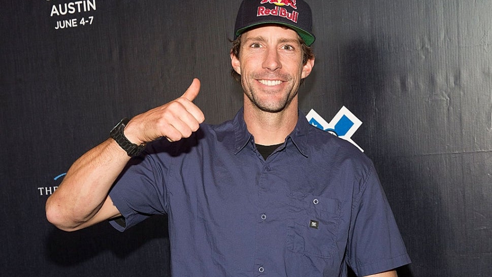 Travis Pastrana with a thumbs up