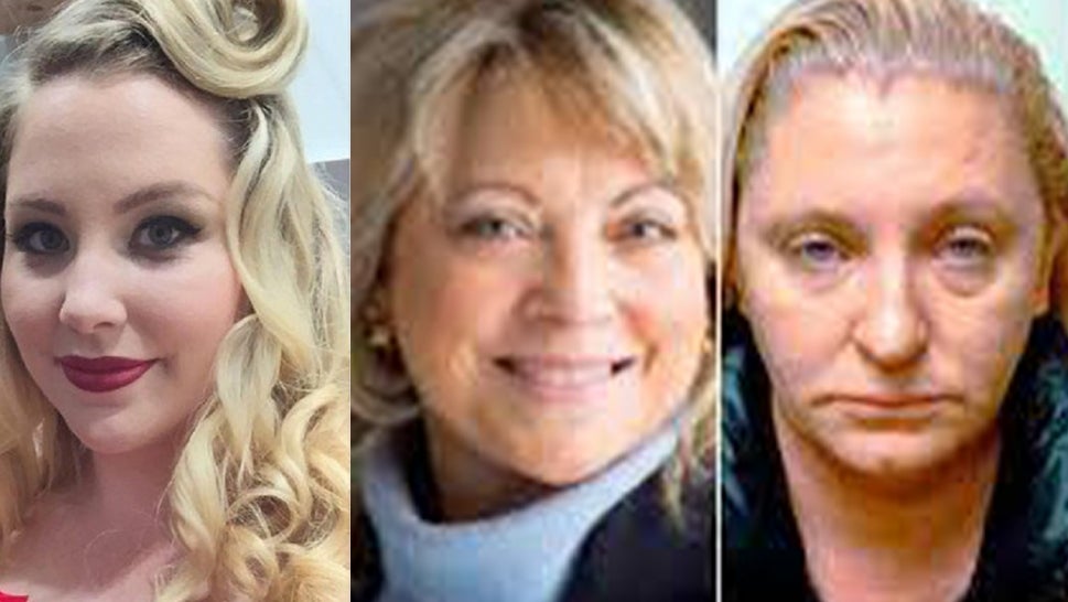 (l-r) Megan Hargan killed her mother, Pamela Hargen (center), and younger sister, Helen Hargen in 2017.