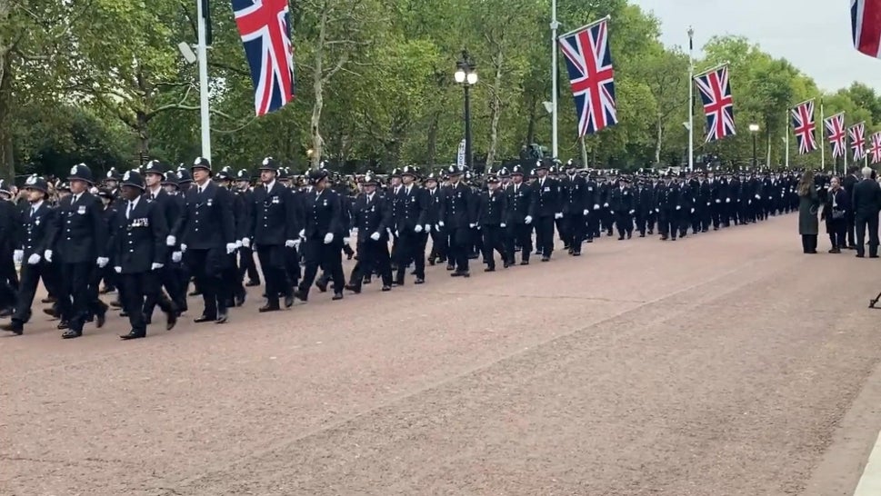 Thousands of Police Officers Deployed for Queen’s Funeral