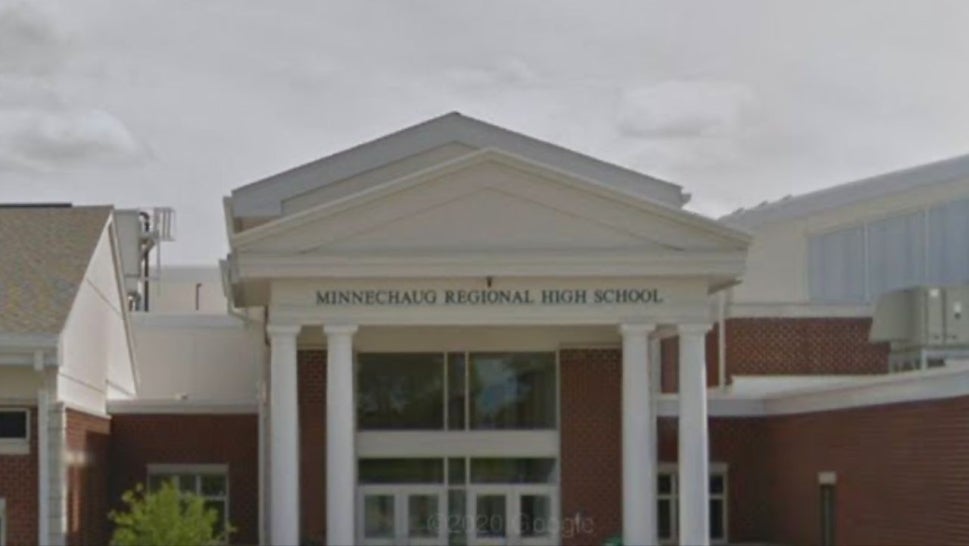 the front of Minnechaug Regional High School building
