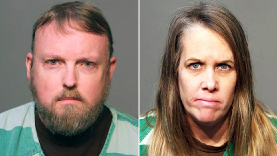 Matthew Stephens, left, and Sarah Stephens, right, have both been charged with child endangerment and neglect or abandonment of a dependent person.