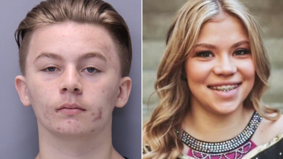 Aiden Fucci, left, has pled guilty to the murder of 13-year-old Tristyn Bailey, right.