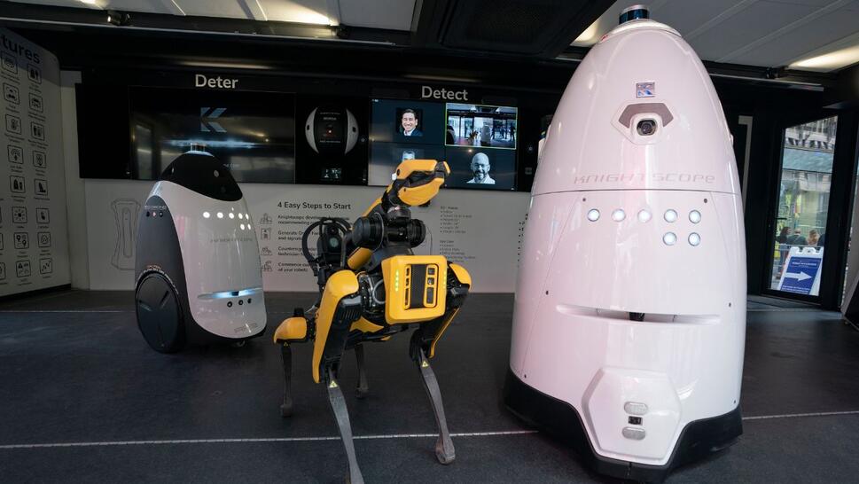 New NYPD policing tech including "Digi Dog"and a K5 Autonomous Security Robot (ASR)