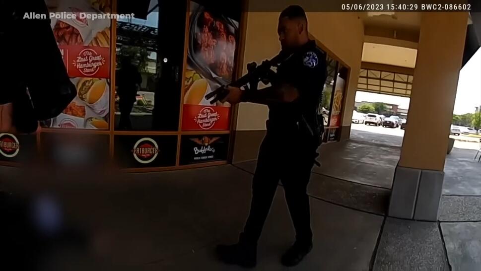 Video Shows Moment Cop Took Down Mass Shooter at Texas Mall 