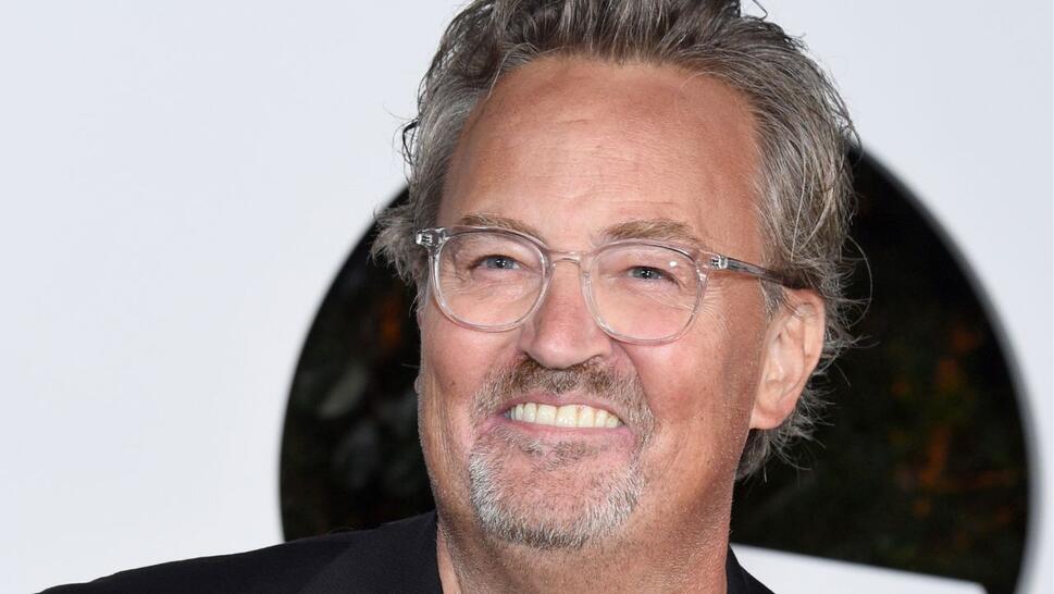 Matthew Perry smiling at the 2022 GQ Men Of The Year Party