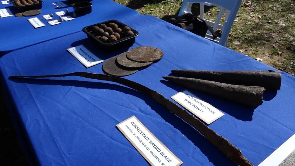 Civil War Artifacts Found in South Carolina