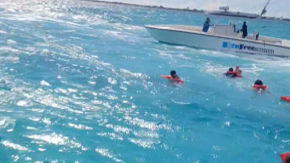 Bahamas Tourist Boat Sinks in Rough Water