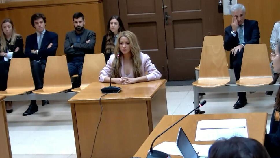 Shakira in court.