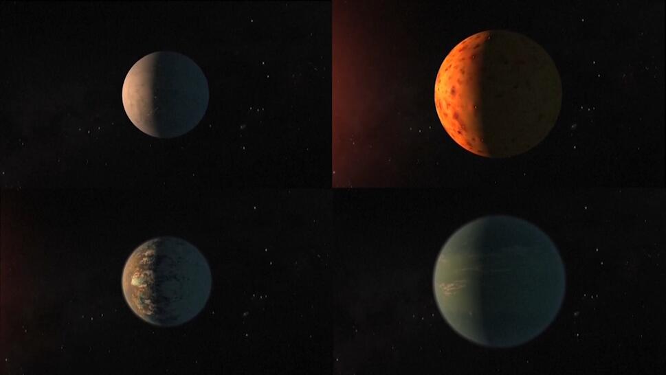 Newly discovered planets