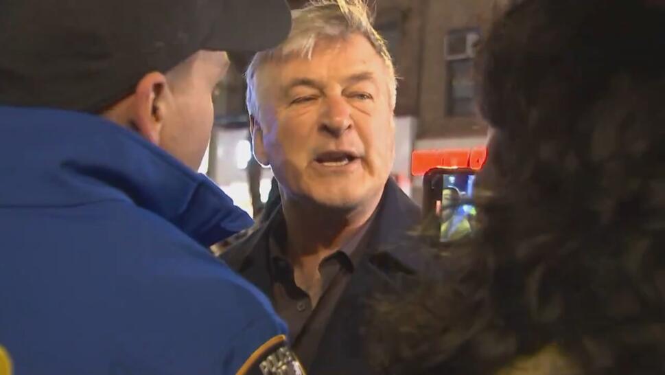 NYPD Escorts Alec Baldwin Away From Protesters After Confrontation