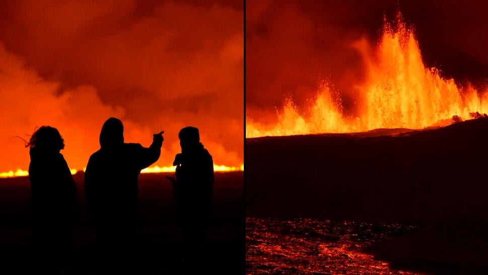 Volcano Eruption in Iceland 