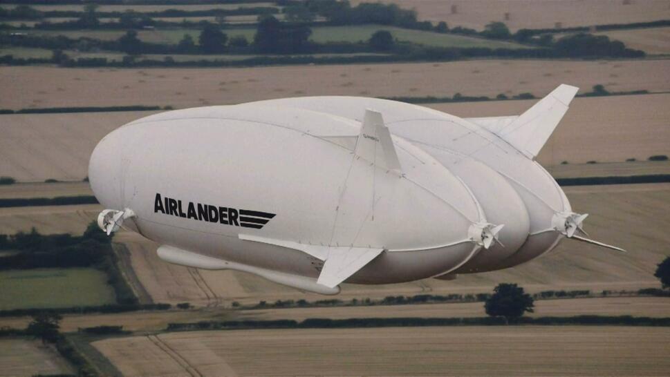 Hybrid Air Vehicles has combined a helium blimp and an airplane to create a hybrid aircraft with lower emissions.