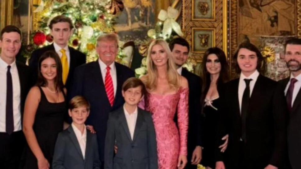 Trump family without Melania.