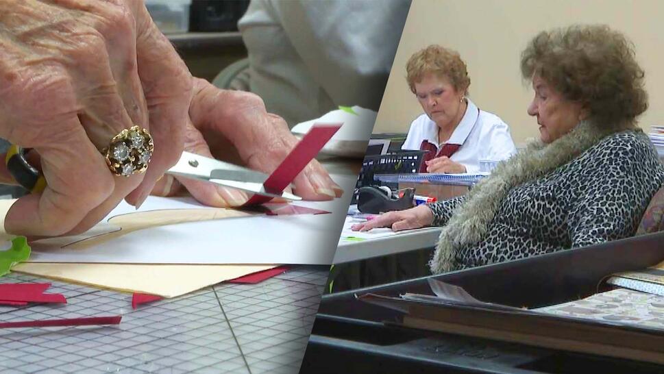 The Card Crusaders are a group of Tennessee seniors who create handmade greeting cards.