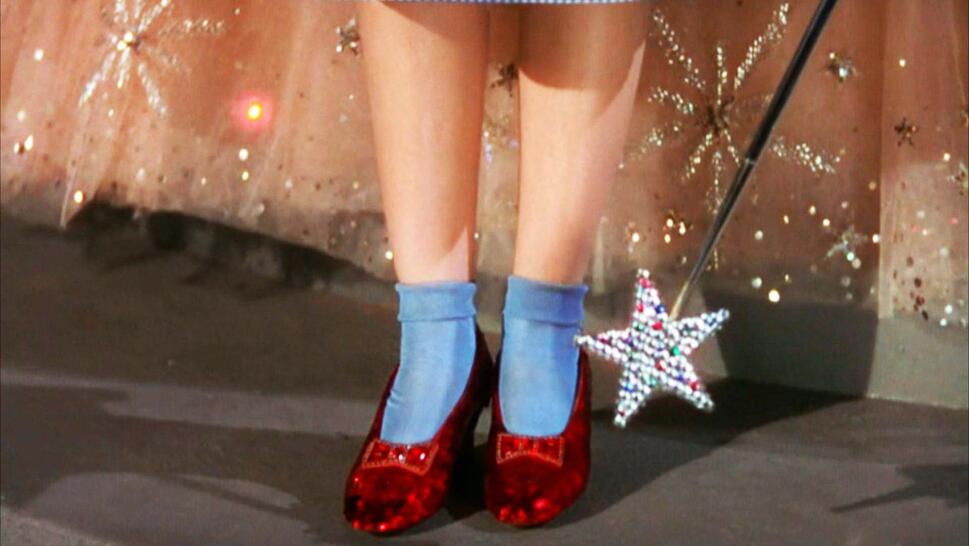 Ruby slippers from 'The Wizard of Oz'