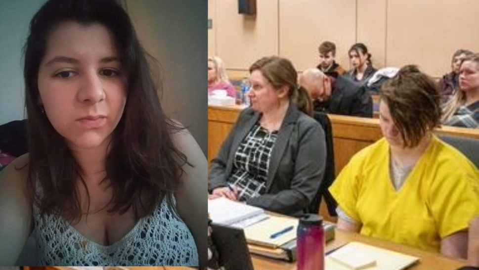 Cynthia Hoffman (left), Denali Brehmer and lawyer (right)