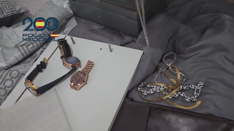 Stolen watches and jewelry