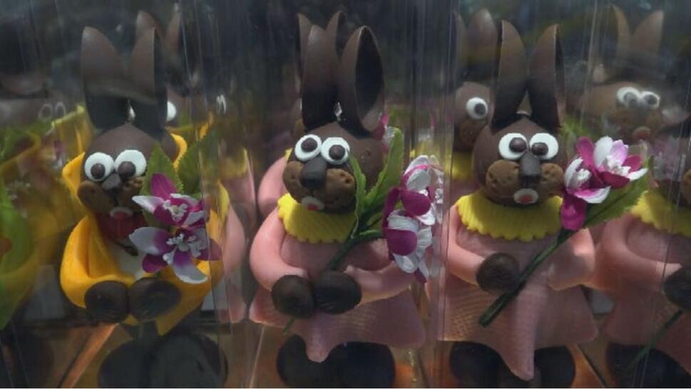 chocolate Easter bunnies