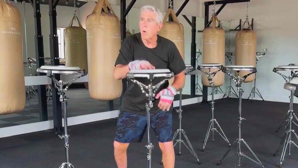 Parkinson’s Patient Fights Disease at ‘Drumboxing’ Class 