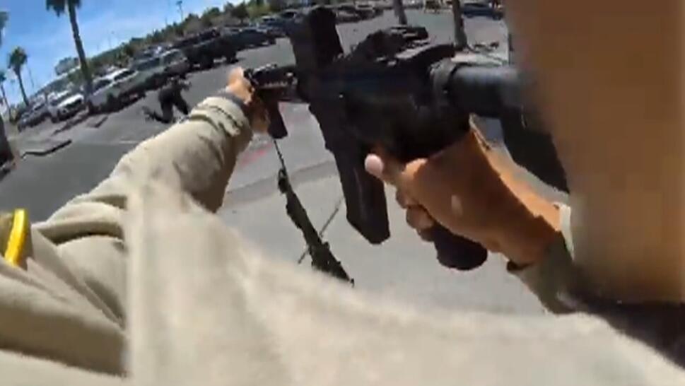 Bodycam video shows the moment a suspect was shot by police 