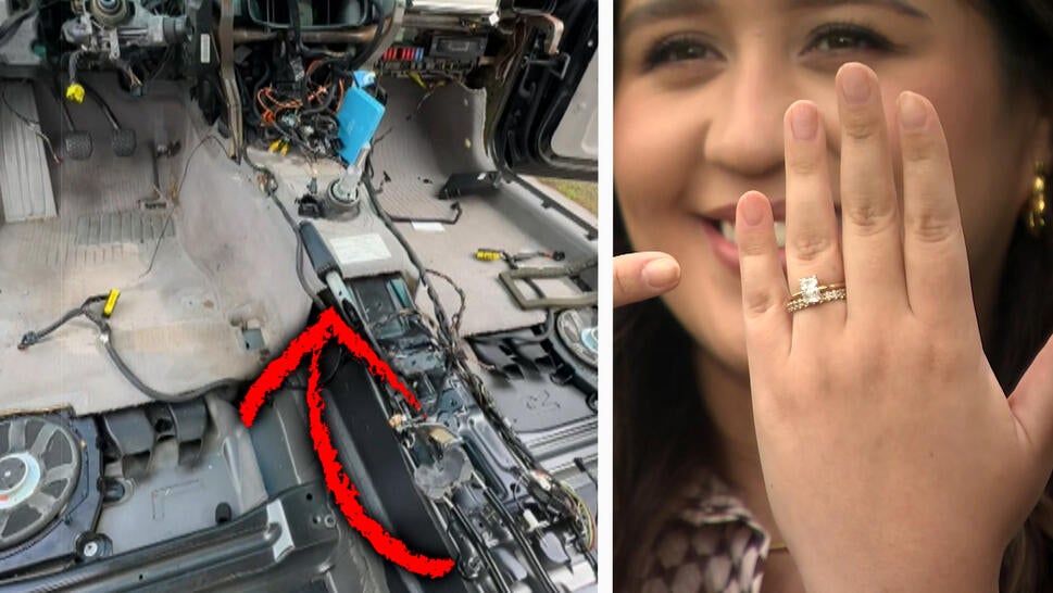 Husband Takes Apart BMW to Find Lost Wedding Ring