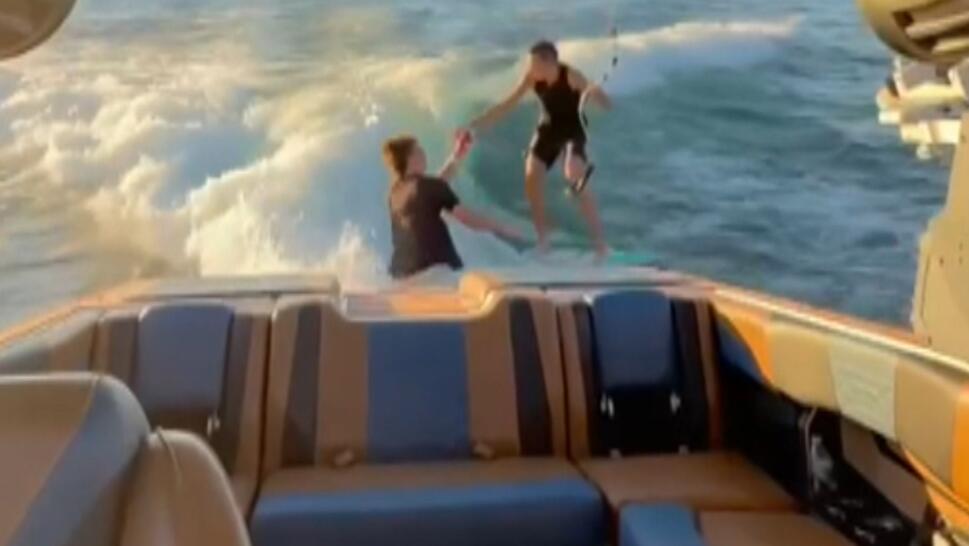 2 Brothers fall off a boat