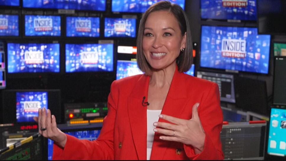 Inside Edition's new host Eva Pilgrim