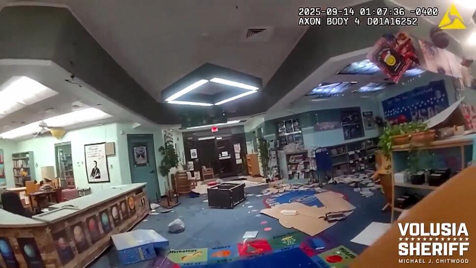 act of vandalism was discovered at an elementary school.