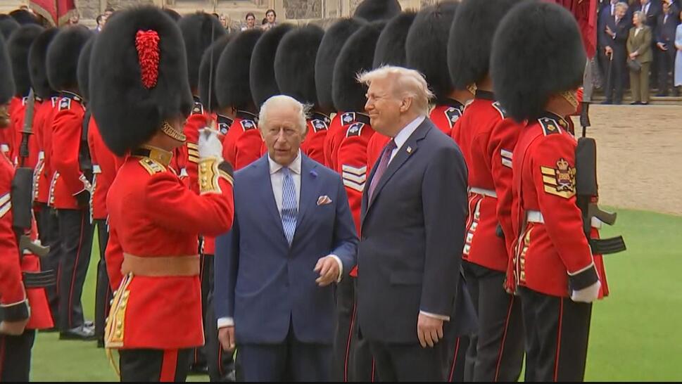 Donald Trump and King Charles III