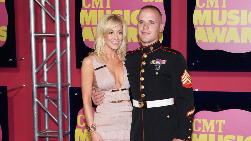 Marine Sergeant Nigel Max Edge Accompanied Kellie Pickler To CMT Awards In 2012 