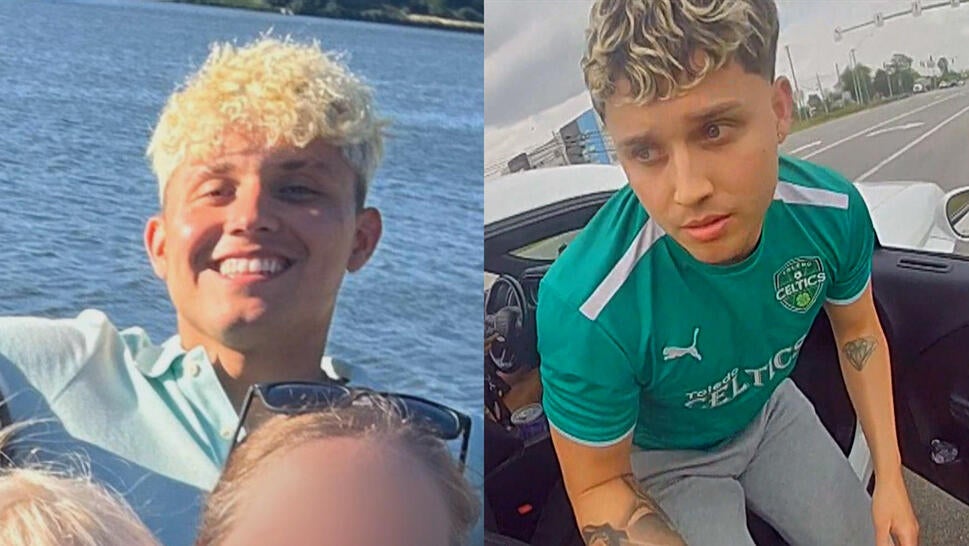 Tony Labrador-Sierra posing in a photo, on police bodycam