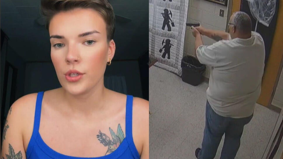 Lila Stines, her father Shawn Stines caught on camera with a gun in hand