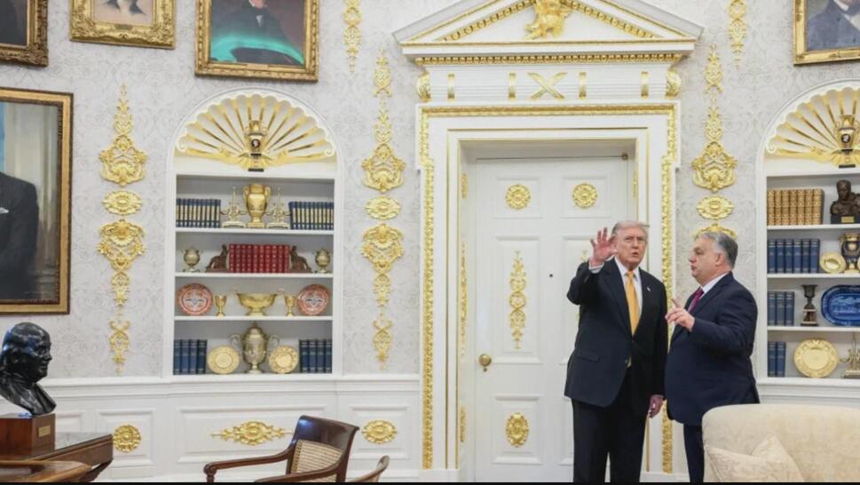 Donald Trump in the Oval Office