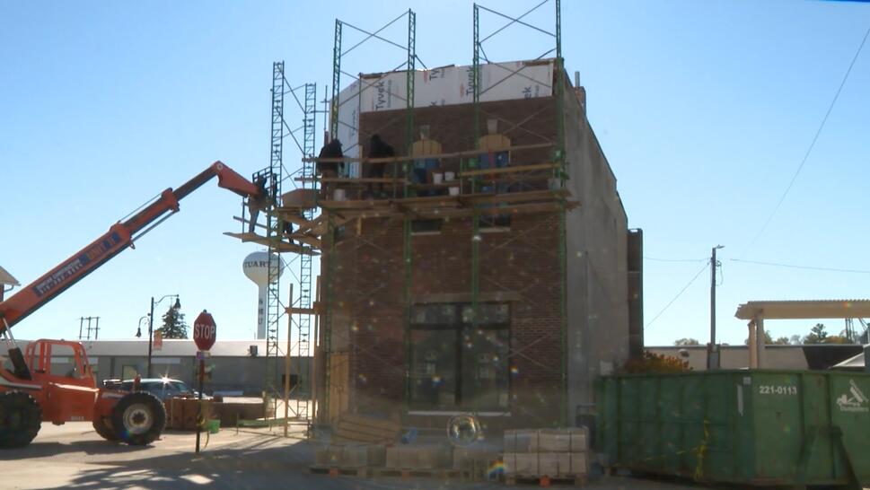 Old Bank Building, Once Robbed By Bonnie and Clyde