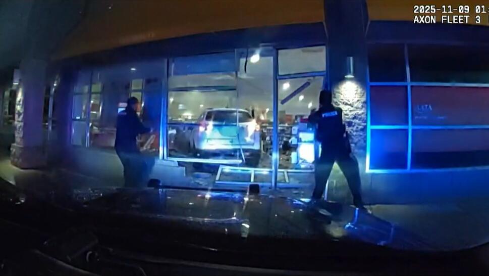 Suspect Destroys Ulta Beauty Store After Crashing Into It 