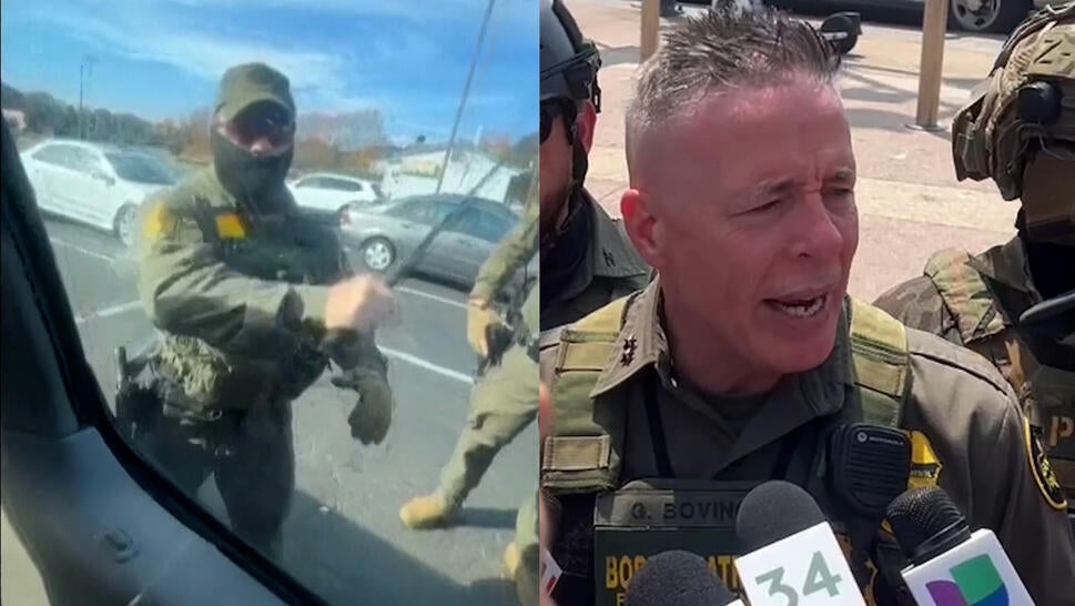 ICE Agent smashes citizen's window, Border Patrol commander Gregory Bovino