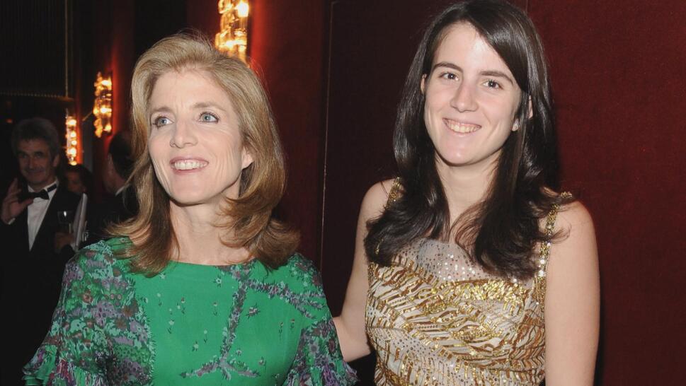 Tatiana Schlossberg (right) and her mother, Caroline Kennedy