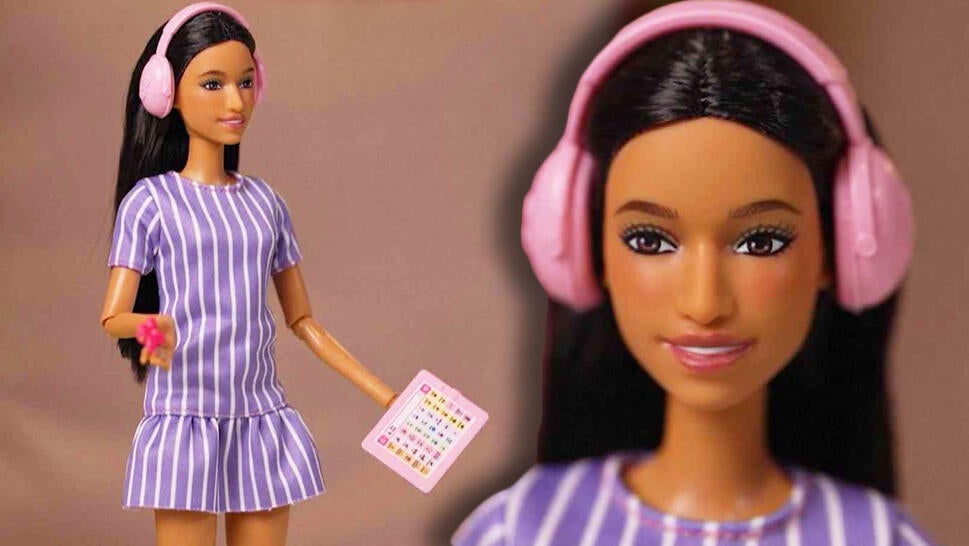 Autistic Barbie doll