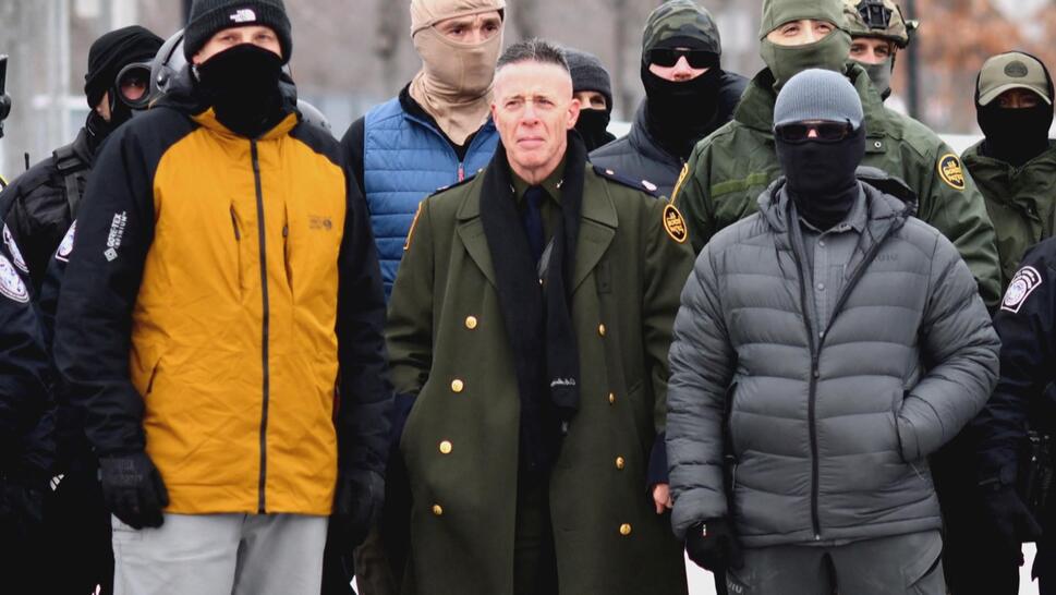 Gregory Bovino and ICE agents