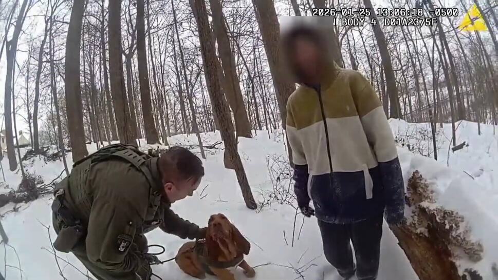 Authorities found a teenager who went wandering in the woods