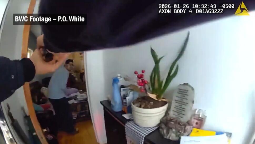 police officer shoots a man coming at him holding a knife. 