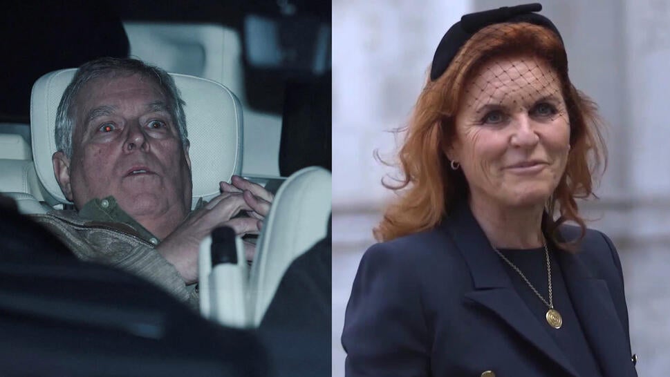 Andrew Mountbatten-Windsor, his ex-wife Sarah Ferguson